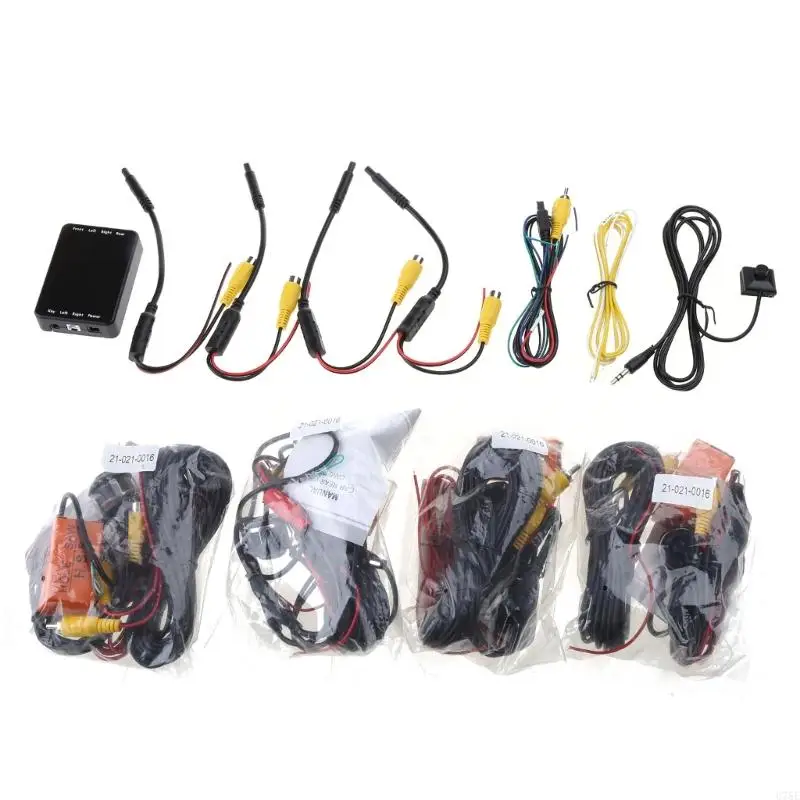 

U75E 360 View Auto Car Control Box 4 Way Cameras System Reversing Camera