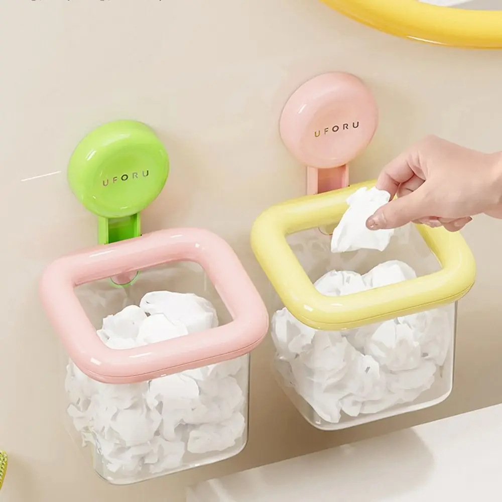 

Wall Mounted Suction Cup Storage Box Waterproof Moisture-proof Toothbrush Storage Case Plastic Space Saving Toothbrush Holder