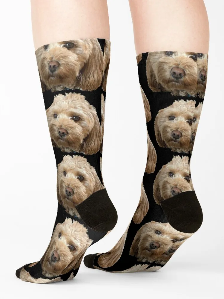 Doggo Socks new year Running with print Children's Socks Female Men's