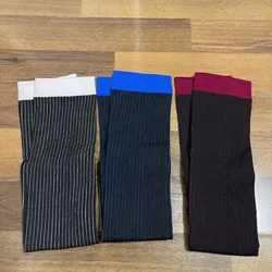 CLEVER-MENMODE 3 pairs Ultra-dünne Sexy Strümpfe Herren Sheer Höhe Rohr Socken Transparent Knielangen Erotische Lange Socken Formale