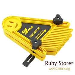 Multiuso Double Featherboards Feather Loc Board per seghe da tavolo Router e tavoli recinzioni strumenti mitra Gauge Slot lavorazione del legno fai da te