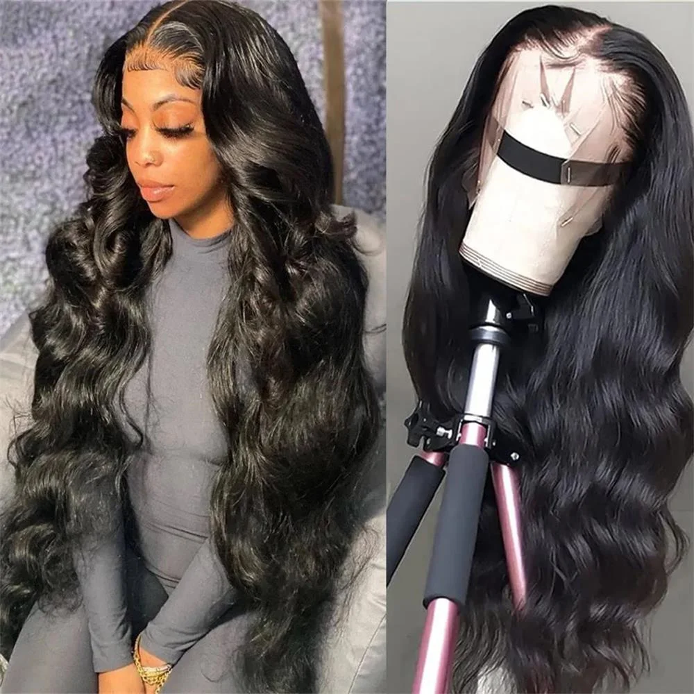 

Body Wave 13x6 Lace Front Wigs Human Hair Pre Plucked 250% Density 13x4 Lace Frontal Wigs for Women Human Hair Wig Wet And Wavy