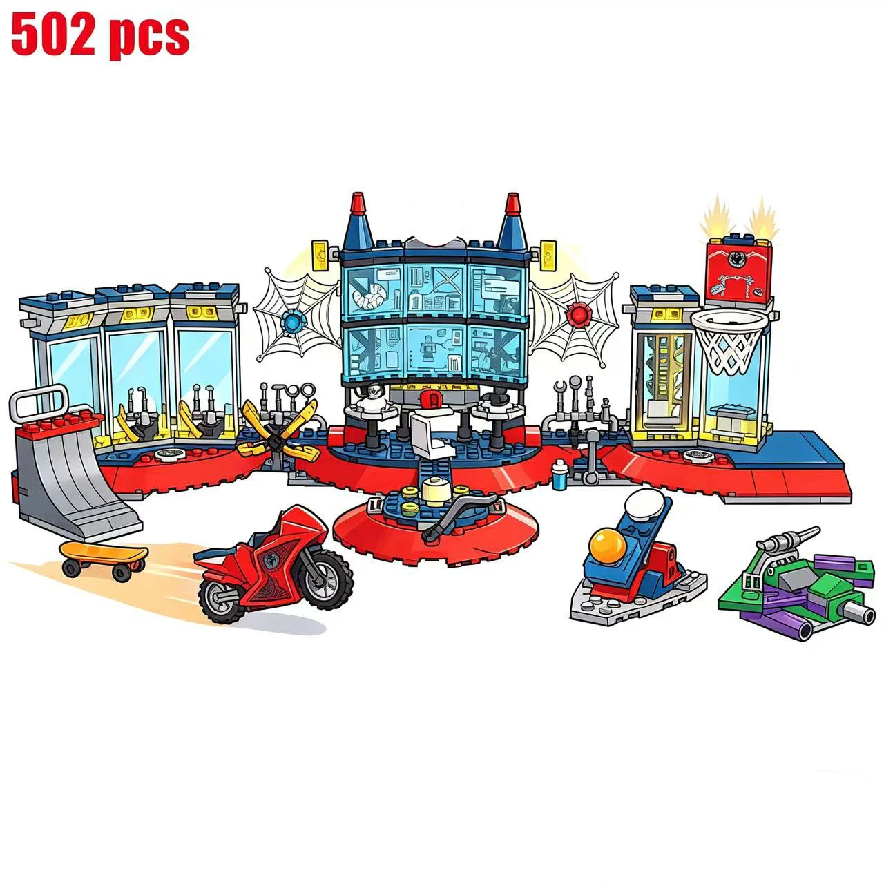 

Hot selling 507 pcs building blocks kit classic movie base model building blocks assembled children's toys gifts
