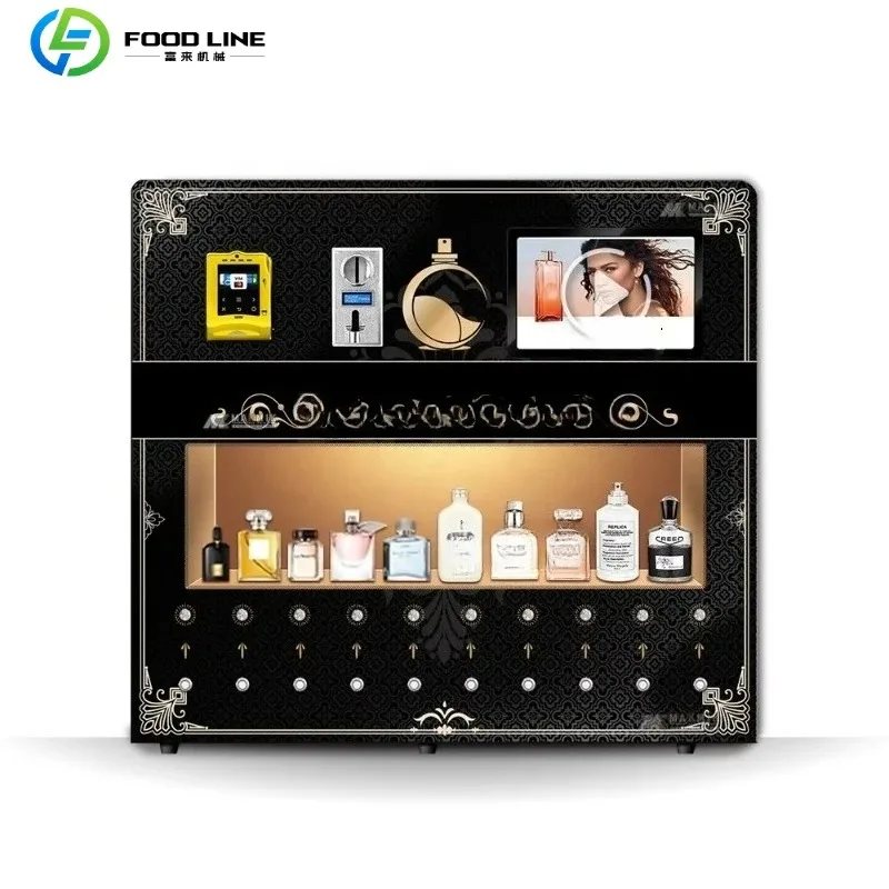 Deposit Compact 10 Nozzle Perfume Vending Machine Wall-Mounted Fragrance Dispenser for Retail Chains & Hotels with SDK Function