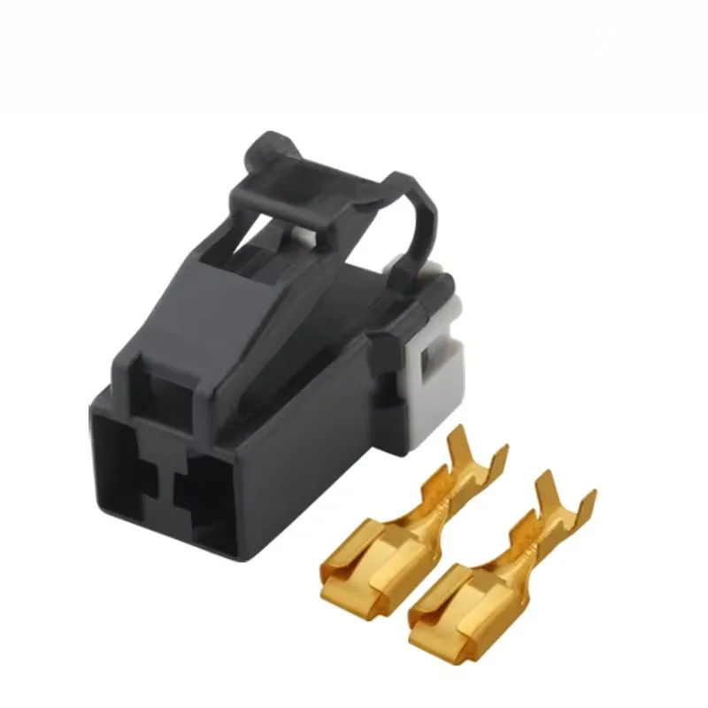 

1SET DJ7028Y-6.3-21 auto Waterproof cable connector 2 pin automotive Plug famale male socket Includes terminal seal