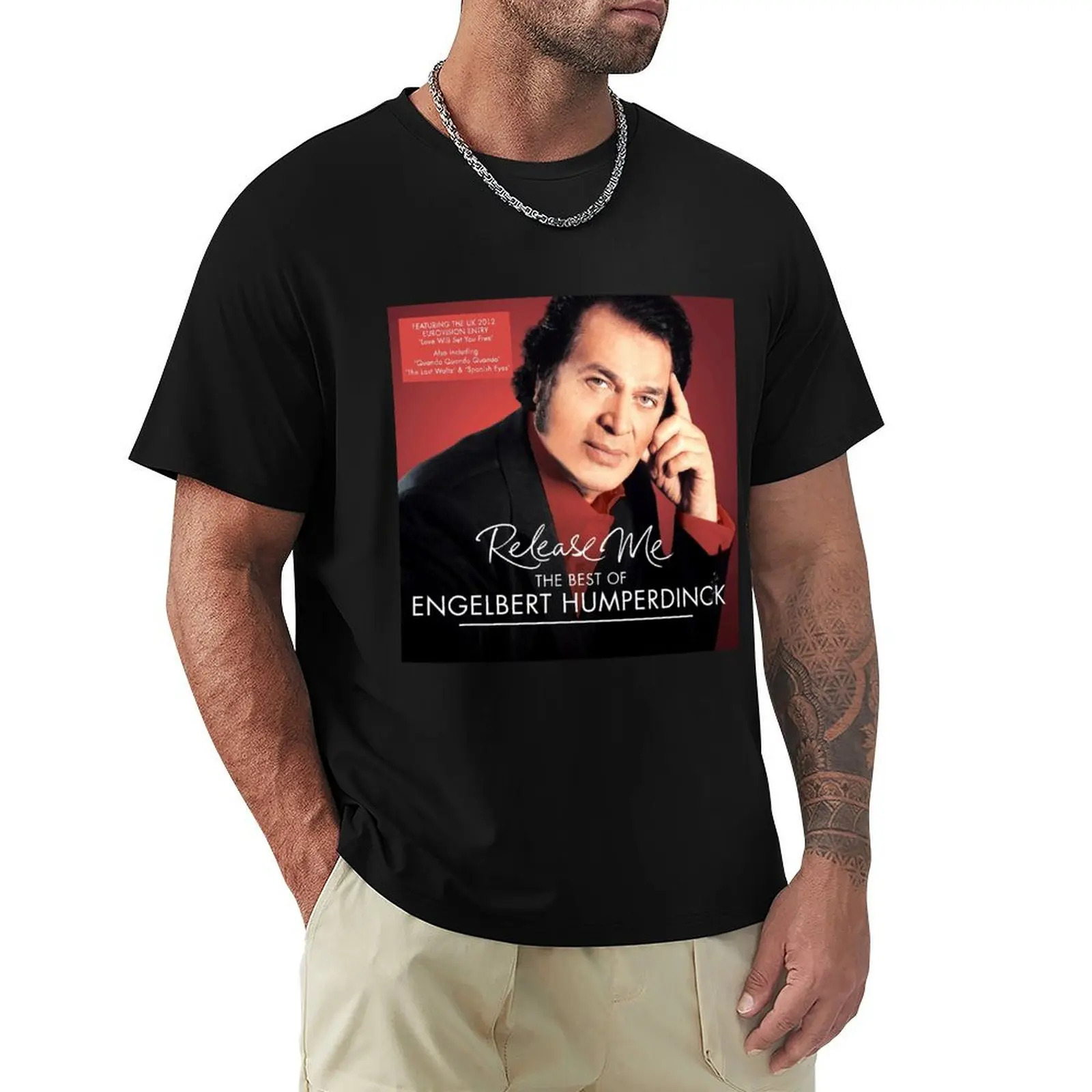 The best of engelbert humperdinck T-Shirt t shirts for man pack cotton T-Shirt