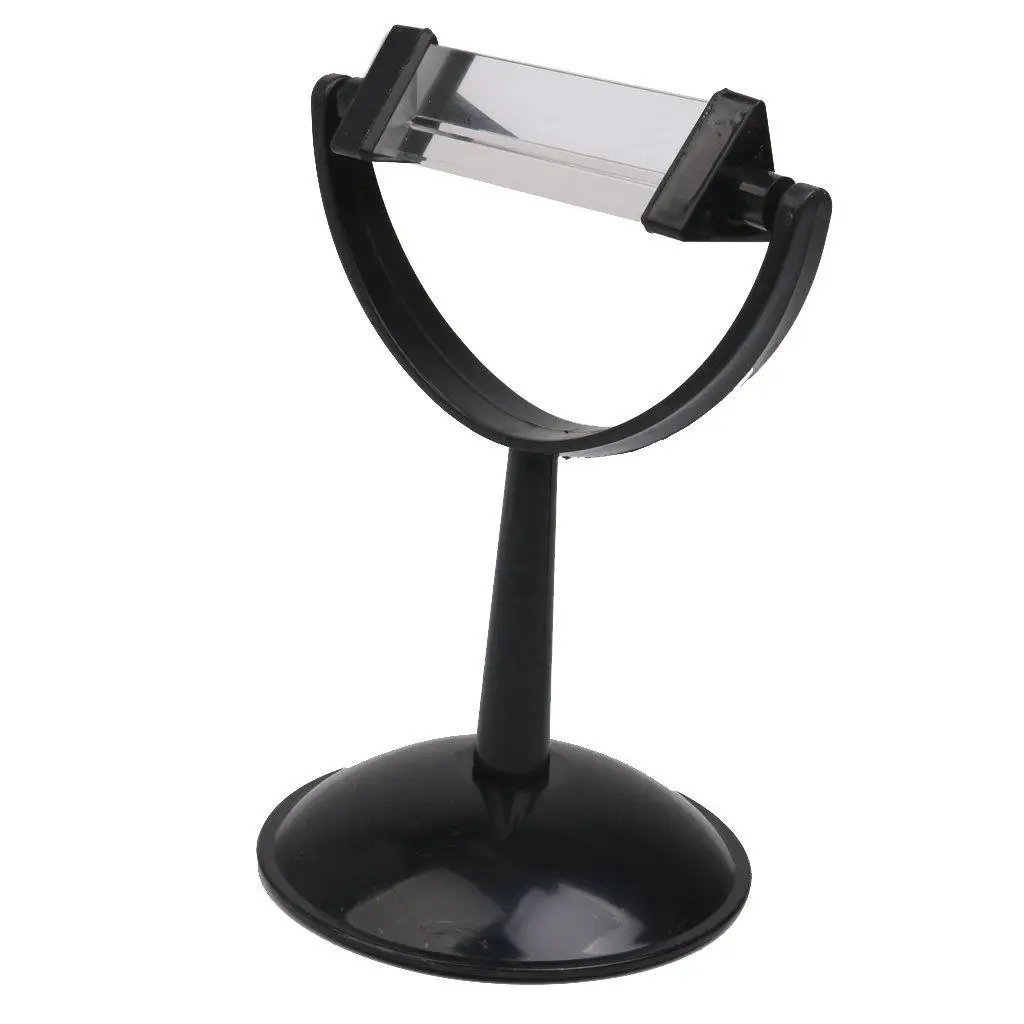 Physics Educational Triple Prism Made of Optical Glass with Freely Adjustable Plastic Stand for Sunlight Rainbow Effect Science