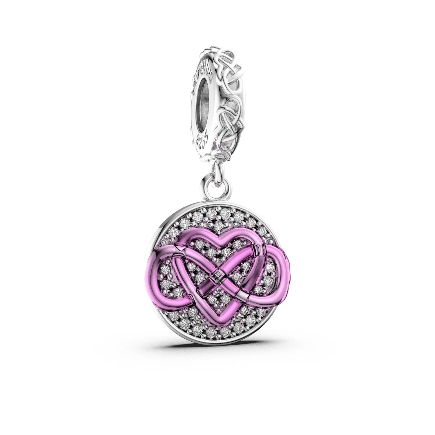 

Manyilus 2025 Hot Sale Cyclical Love Charms S925 Sterling Silver Mother Kids Beads For Original Bracelet Charm Silver 925 Gift