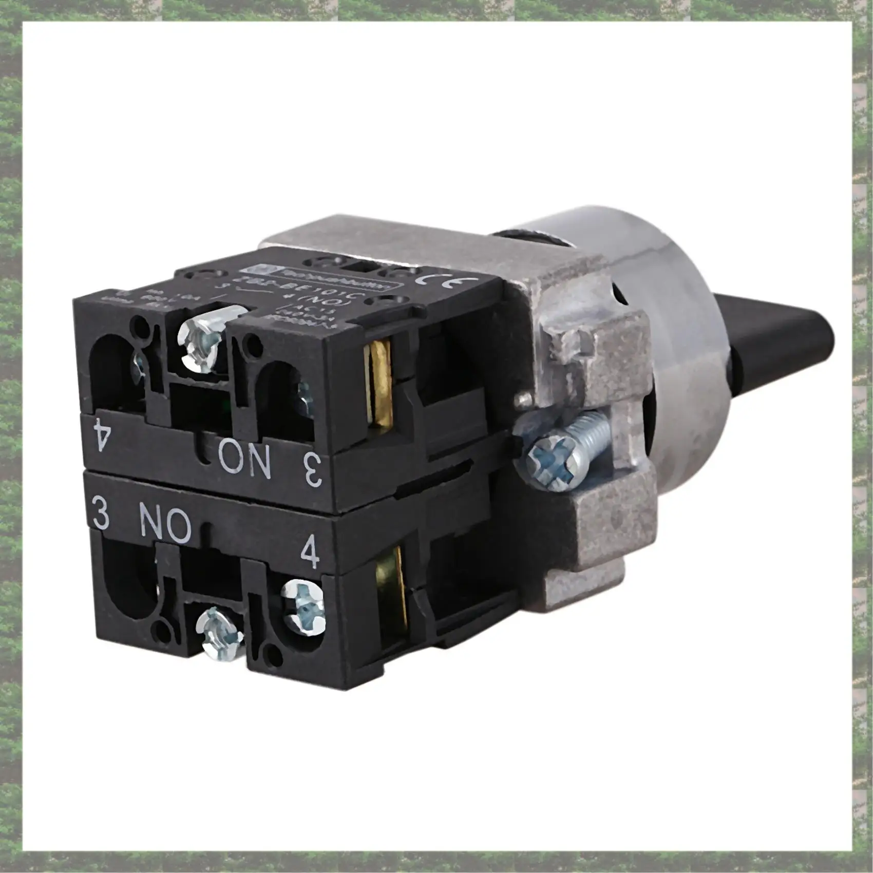Best Of 2025-10X 22Mm Latching 2 NO 3-Position Rotary Selector Select Switch ZB2-BE101C Black