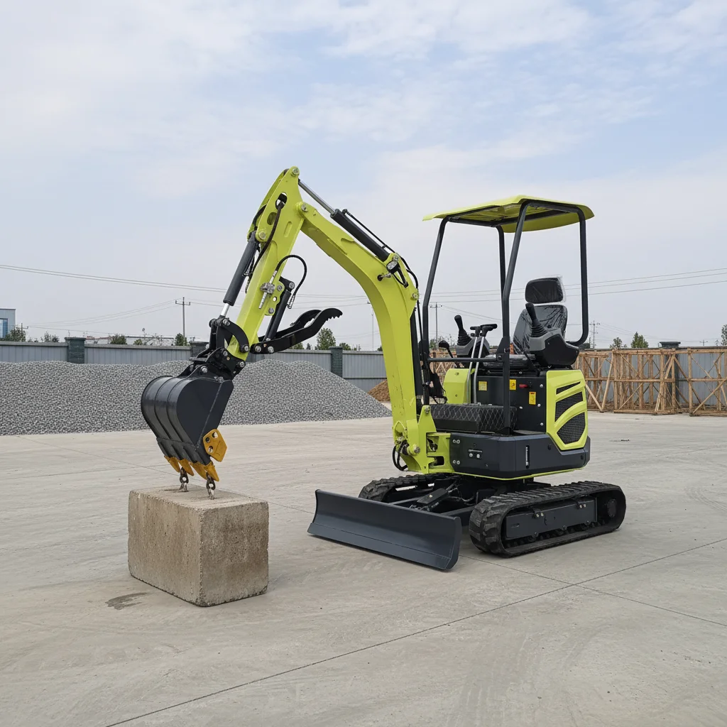 

Customized High Quality 1 Ton Hydraulic Mini Wheel Digger Kubota Used Small Excavadora For Sale