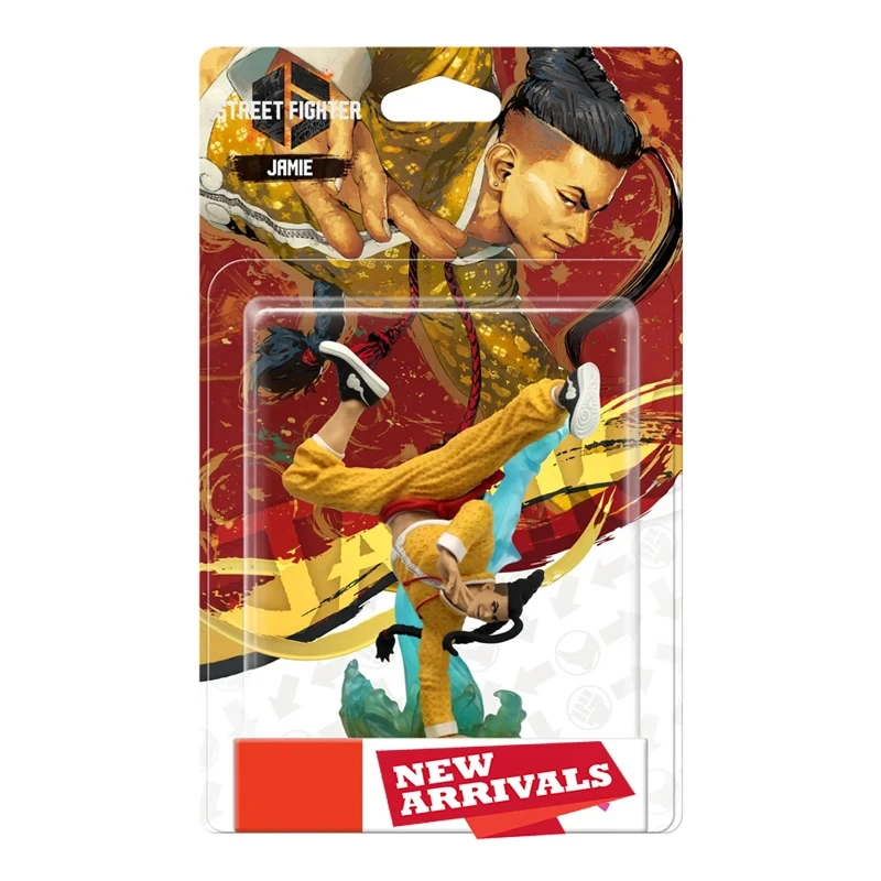 شخصية Artswift Jamie لـ Street Fighter 6 NS NFC المنطقة النسخة الآسيوية الأصلية، علامة تجارية مجانية جديدة