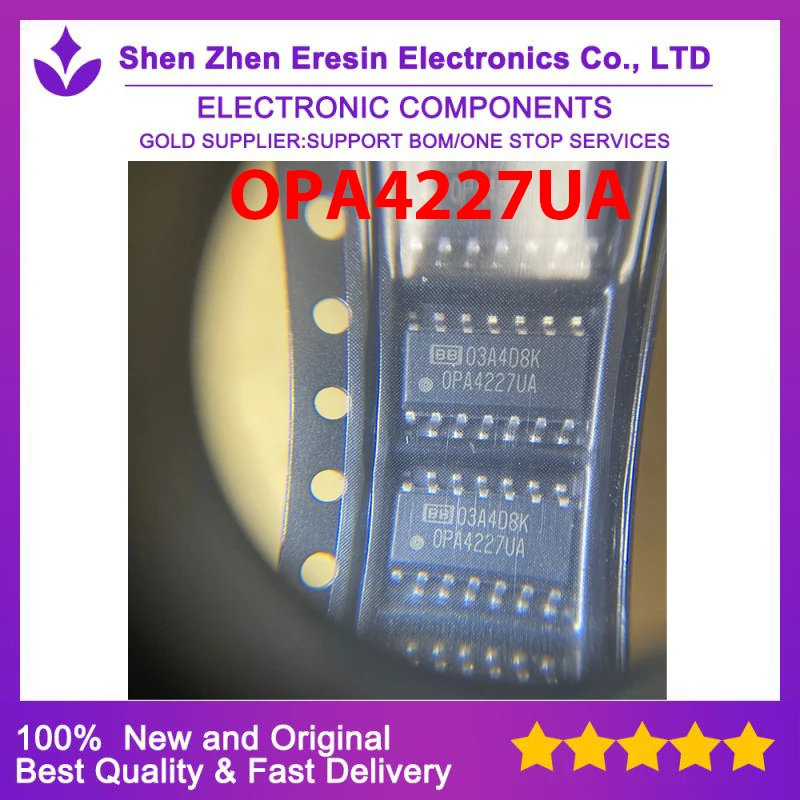 Free shipping  10PCS/LOT  OPA4227UA   SOP8      New and original