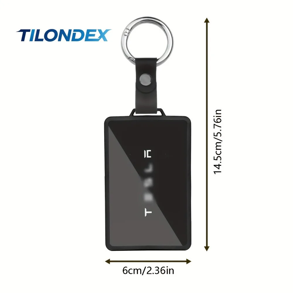 TILONDEX for Tesla Card Key Holder, Transparent Soft Card Key Cover for Model Y/3 Model S/X Cybertruck Accessories