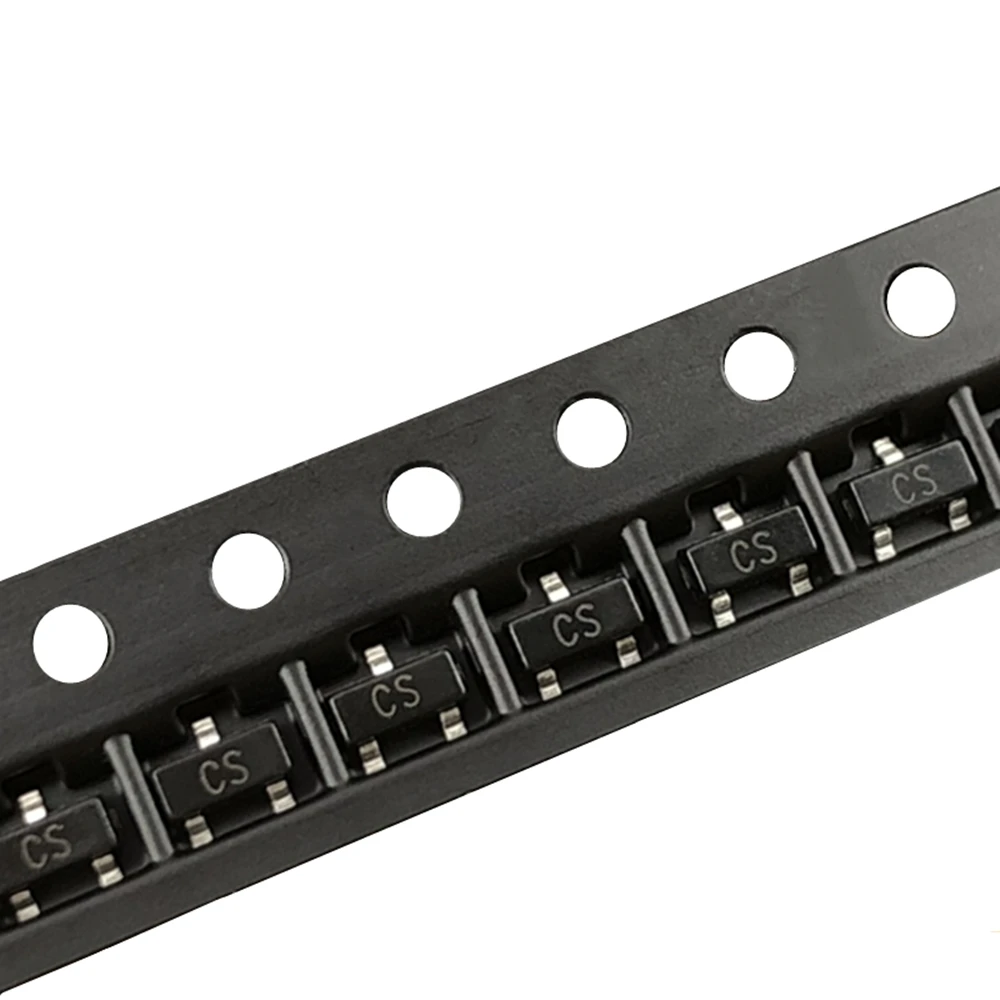 (100pcs) 2SA733 SOT-23 A733 SMD Triode PNP Signal Transistor (Marking CS)