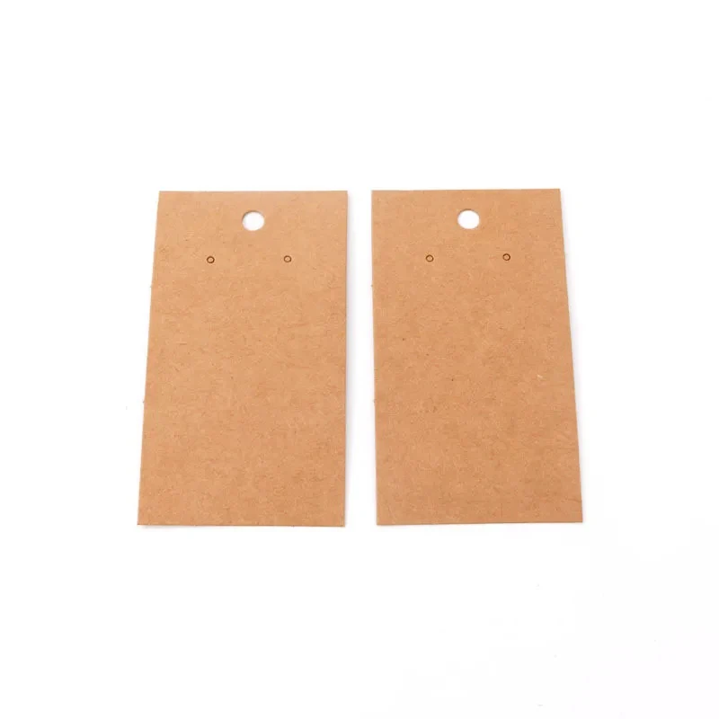 50/100 Stück Schmuck-Display-Etiketten, Papier-Display-Karten für Ohrringe – DIY-Halter für Nagel- und Creolenohrringe, Verpackungszubehör – Detail 1