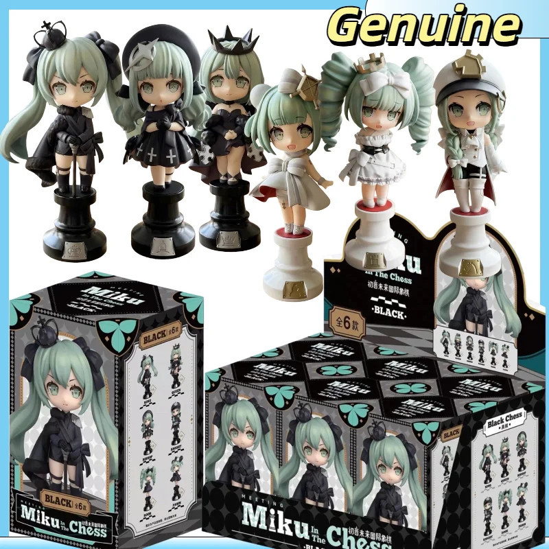genuine-hatsune-miku-chess-series-mini-figure-black-white-style-blind-box-anime-collectible-desktop-ornament-toy-gift