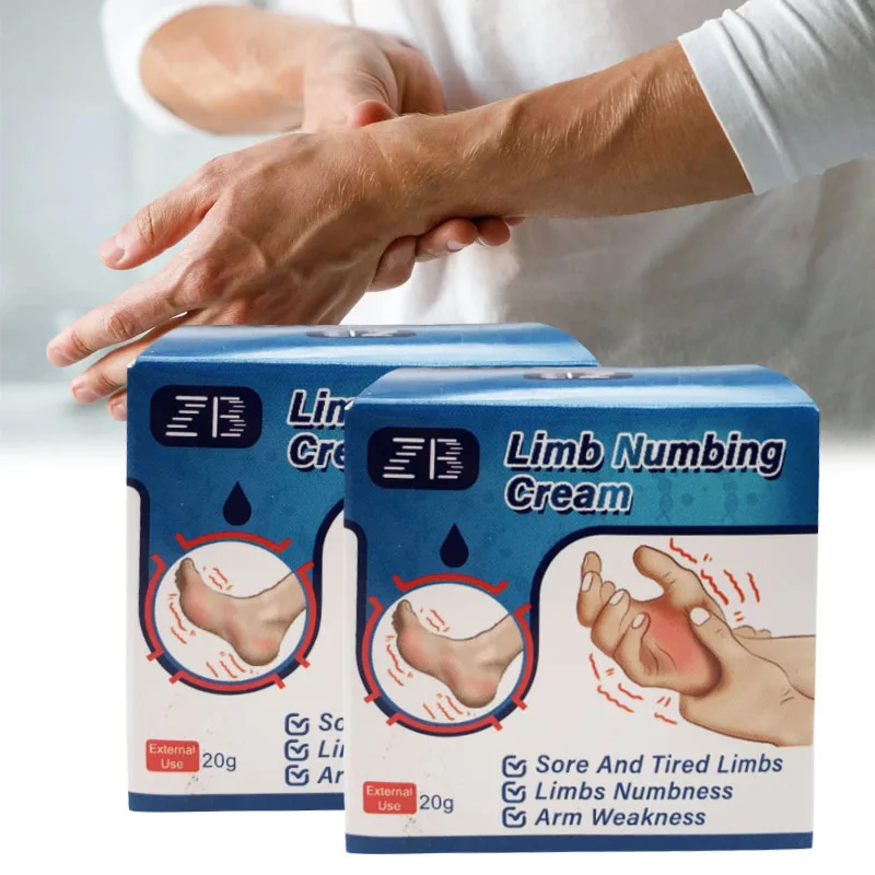 

ZB 20G Limb Numbing Cream Relieve Calf Muscle Soreness Ointment Knee Joint Heel Pain Chinese Herbal Medicine Health Care