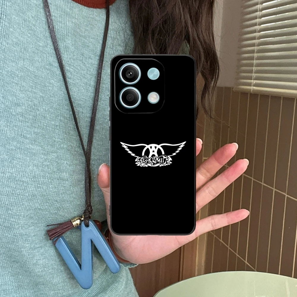 Cool A-Aerosmith Mobile Cell Phone Case for Xiaomi Redmi Note 13 12 11 10 9 8 7 6 S A Pro Lite Plus 5G Black Phone Cover Shell