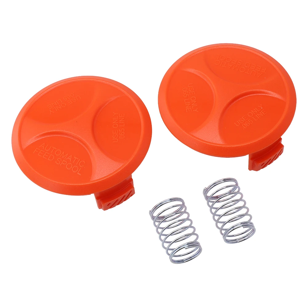 

2Pcs Trimmer Spool Line Cap Cover 385022-03 For Black & Decker GH400 GL4525 GL5028 GLC120 GLC13 GLC14 GLC1423 GLC1823L GLC1825
