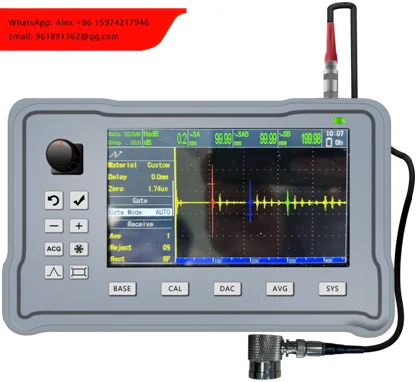 

SD Card DAC AVG B Scan Smart NDT Ultrasonic Flaw Detector & A/B Scan Thickness Gauge