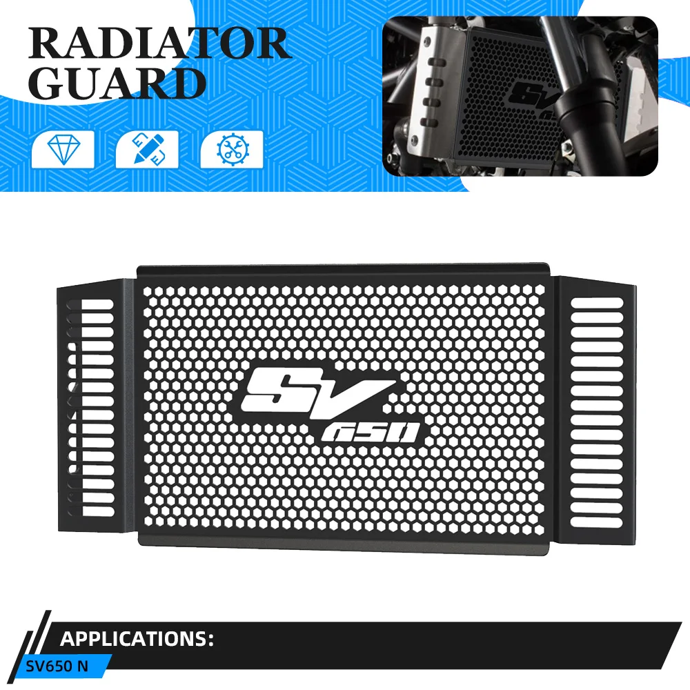 

Radiator Guard Protector Grille Cover For Suzuki SV650N SV 650N Motorcycle Accessories SV650/N SV650 N 1999 2000 2001 2002