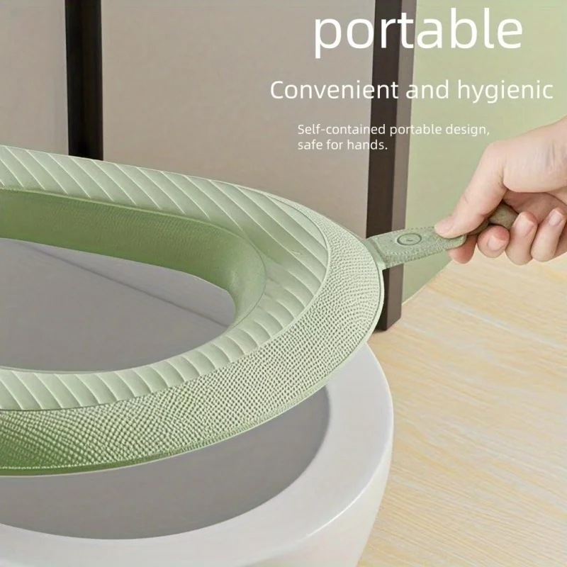 1pcs High Foam Waterproof Toilet Seat Wash-Free Washable Toilet Seat Cover Toilet Seat in Winter Lovely Wind