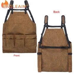 Multifunctional Tool Multi-pocket Hardware Parts Tool Apron Garden Electrician Repair Apron Barbecue cooking apron Work Apron