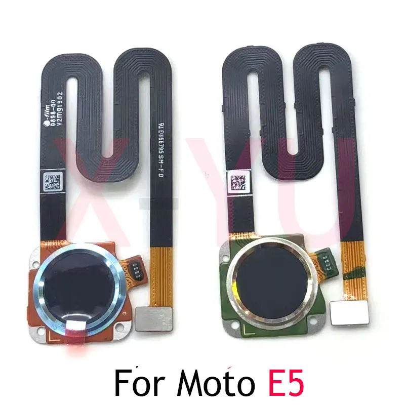 

For Motorola Moto E5 / E5 Play Home Button Fingerprint Sensor Return Power Flex Cable Repair Parts