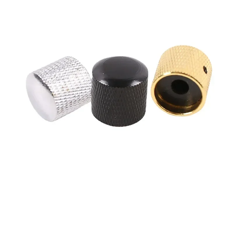 1PC 6MM Metal Electric Bass Guitar Volume Knob Bass Sound Electric Guitar Potentiometer Cap Electric Guitar Knob Cap