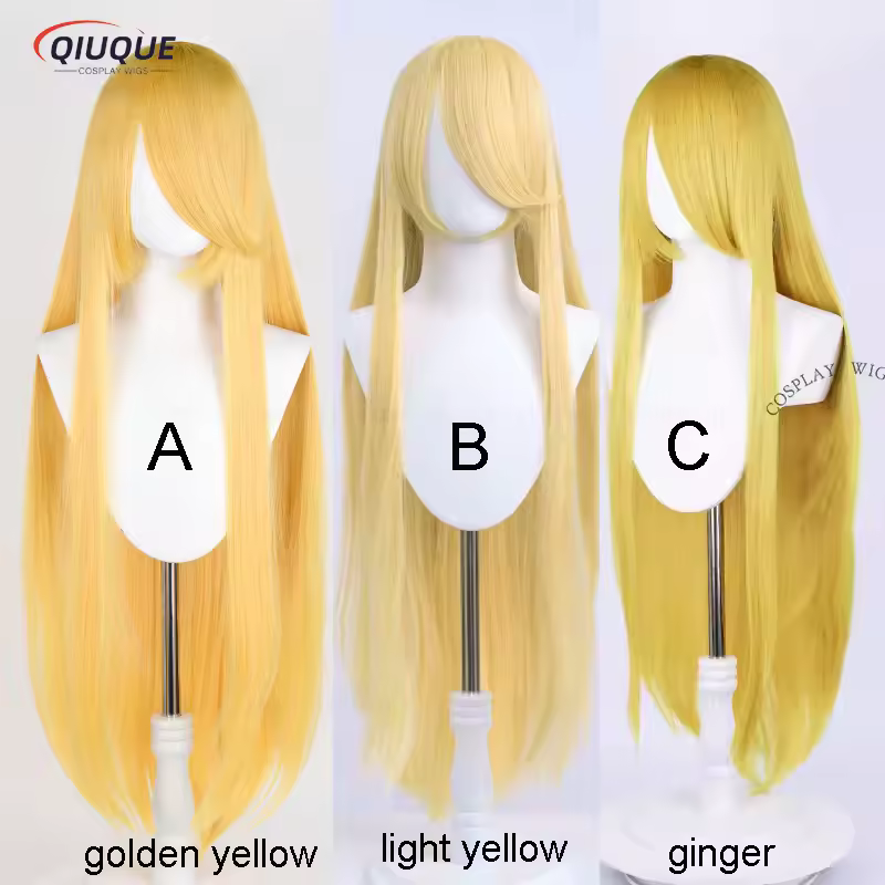 80 Colors 100cm Long Straight Cosplay Wig Anime Compatible Universal Omopinenet Heat Resistant Synthetic Hair Wigs + Wig Cap - Image 15