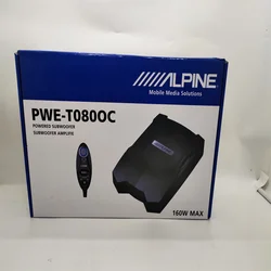 カーシートPWE-10800Cの下にあるalpine 1セット,無料配達,パワフルなサブウーファーシステム,最大160W,メディアソリューション