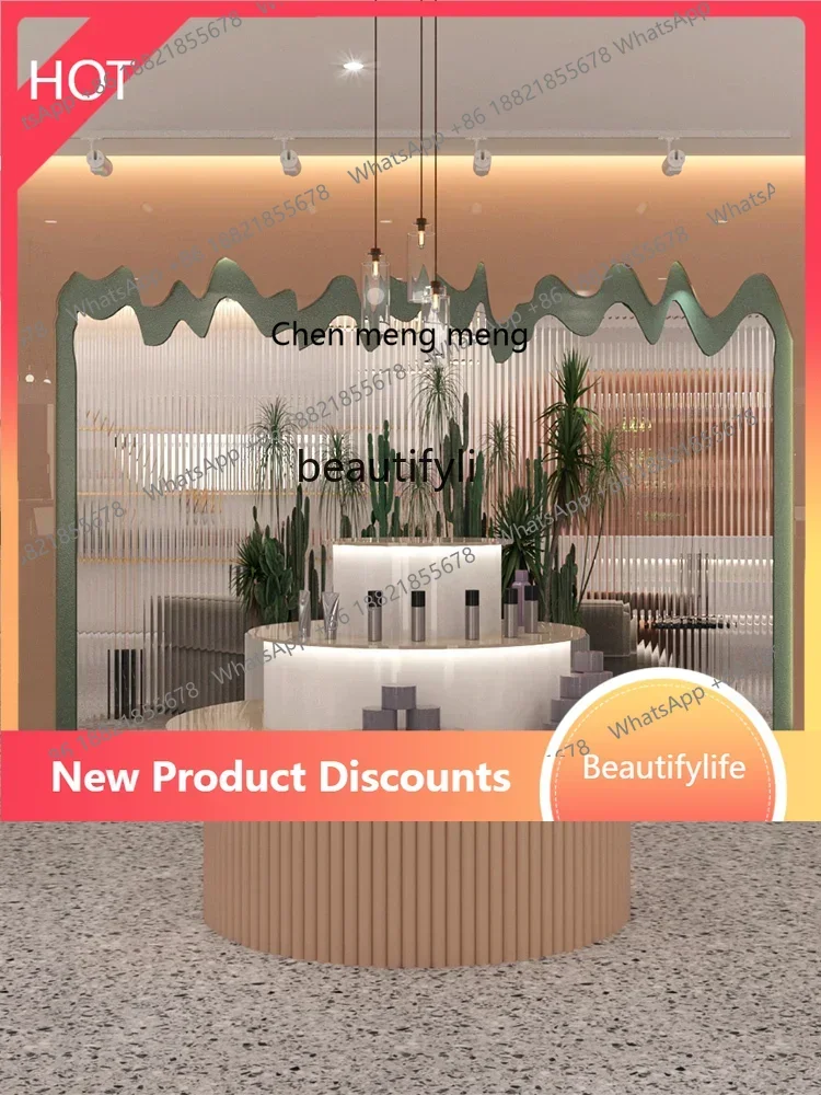 ss 8350 Cosmetics Beauty Salon Product Shelf Zhongdao Counter Display Rack Bird's Nest Supplements Makeup Showcase