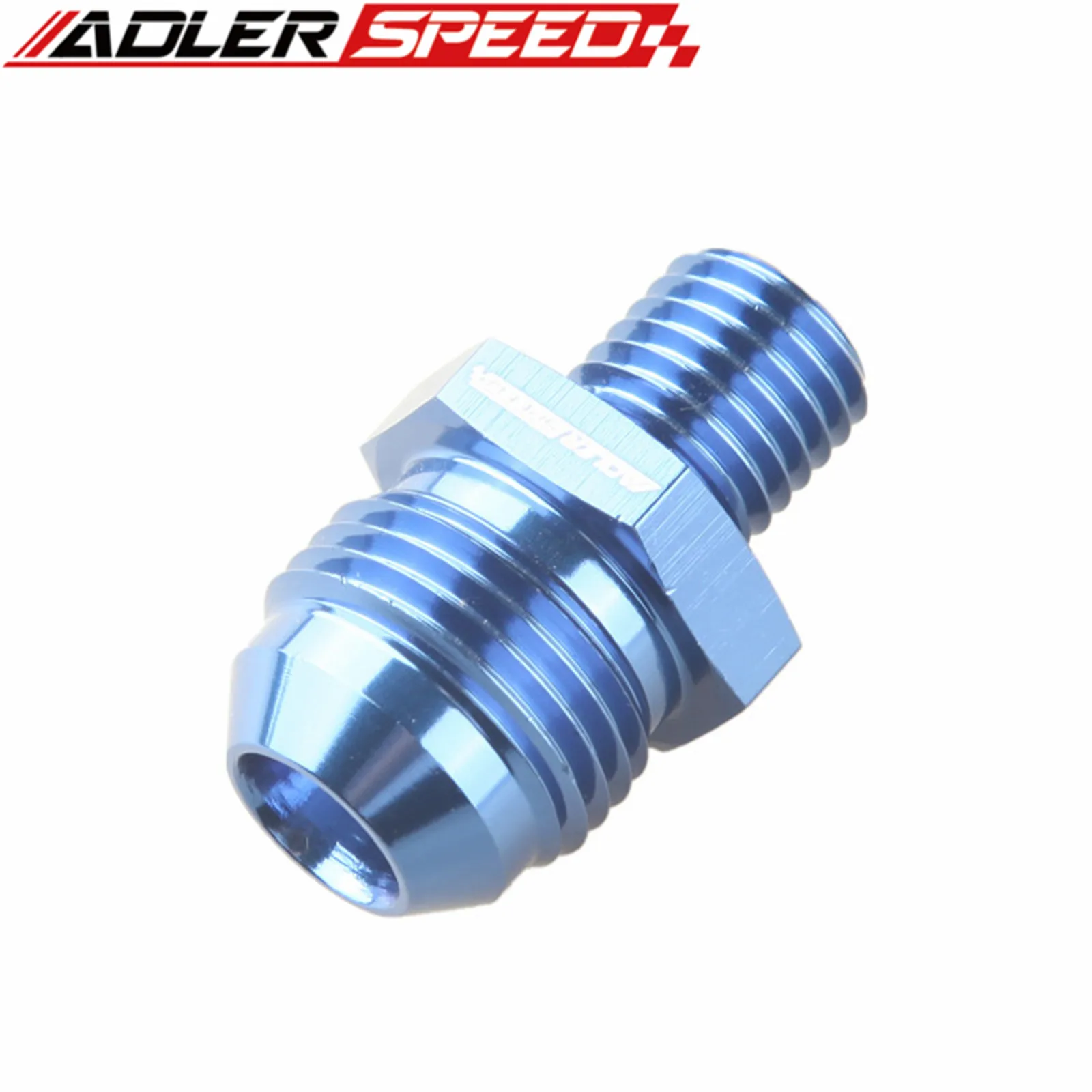 Universal AN4 6 10 To AN To M10/M12/M14/M16/M18x1.5 Thread Straight Fuel Oil Air Hose Fitting Male Adapter Car Auto Accessories