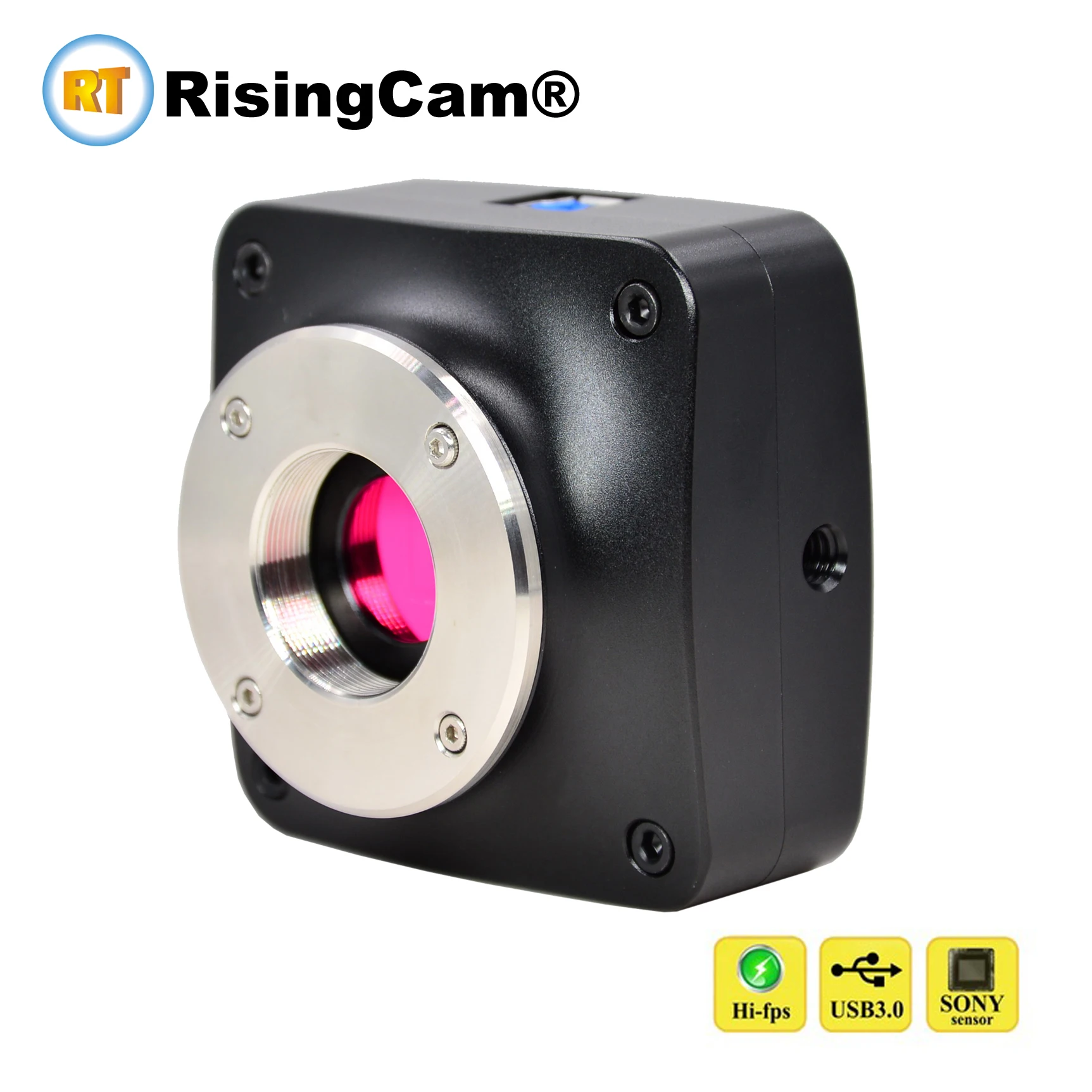 RisingCam High Sensitivity 50fps 5.0MP imx264 sensor USB3.0 Microscope Camera for Darkfield and fluorescent microscope