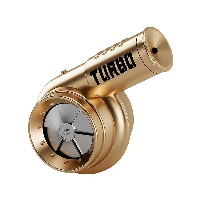 Turbo Key Chain Sound Light Torch Car Keyring Turbocharging Pendant Plastic Spinning Simulation Christma Gifts No Dull Spin Fun