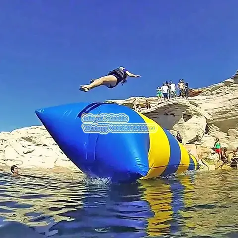 Customized Most popular inflatable water catapult blob Inflatable Blob Jumping water blob jump for sale water pillow