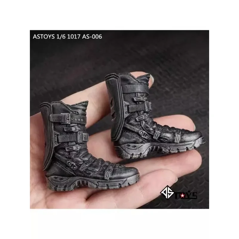 Männer im Maßstab 1/6 machen alte High-Top-Sportschuhe schwarz Kampfs tiefel Modell für 12 "Soldat Action figur Puppe Zubehör