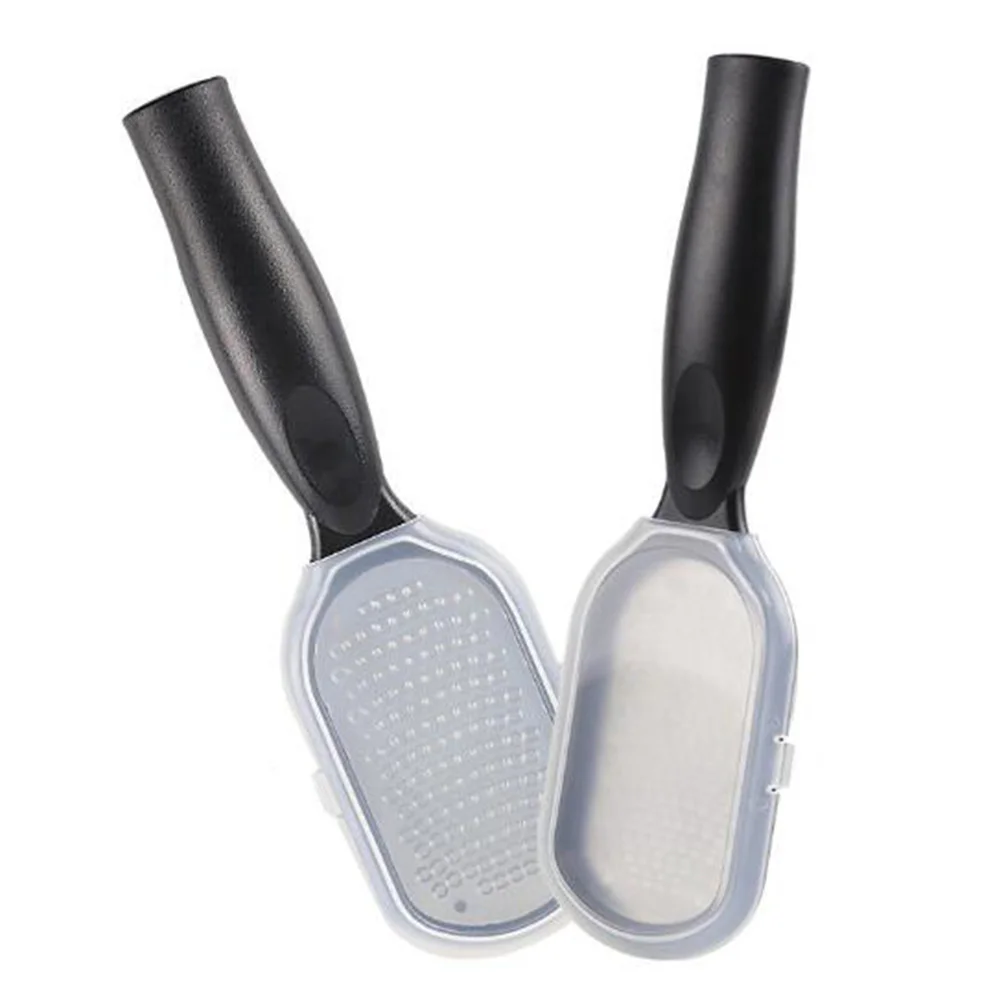 

Durable PP and Stainless Steel Foot Callus Remover Exfoliating Scrub with Cover Portable for Smooth Feet Man Woman