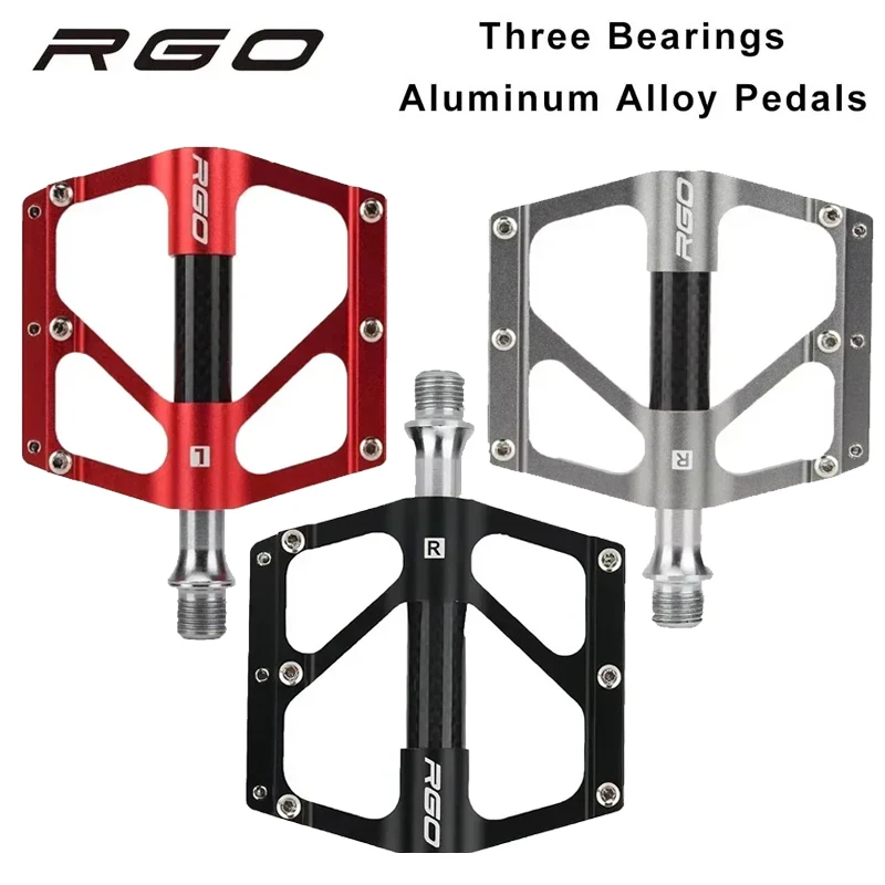 

RGO 3, подшипники, педали из алюминиевого сплава из углеродного волокна, педали для шоссейных велосипедов, противоскользящие педали для горных велосипедов, аксессуары для велосипеда