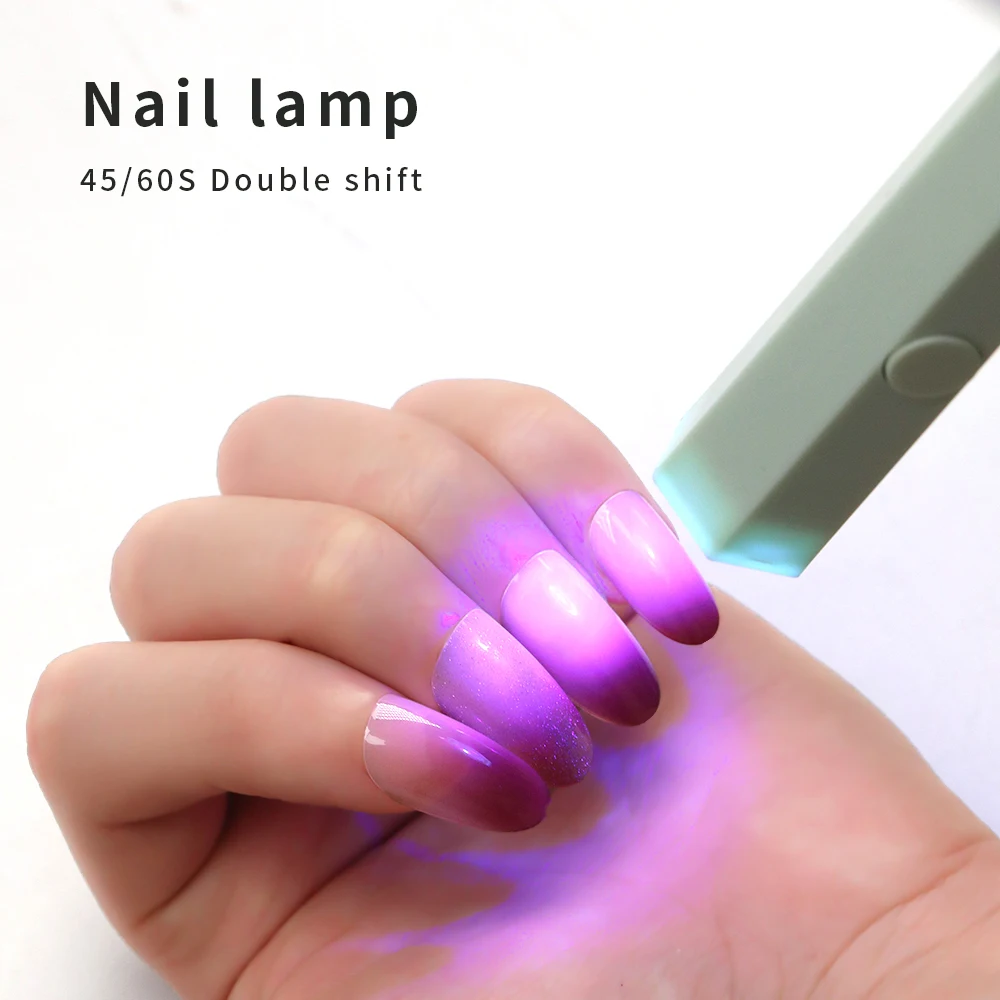 

YIKOOLIN Mini UV Light for Gel Nails Portable USB Nail Dryer for Fast Curing at Salon Home Travel Manicure DIY Nail Art