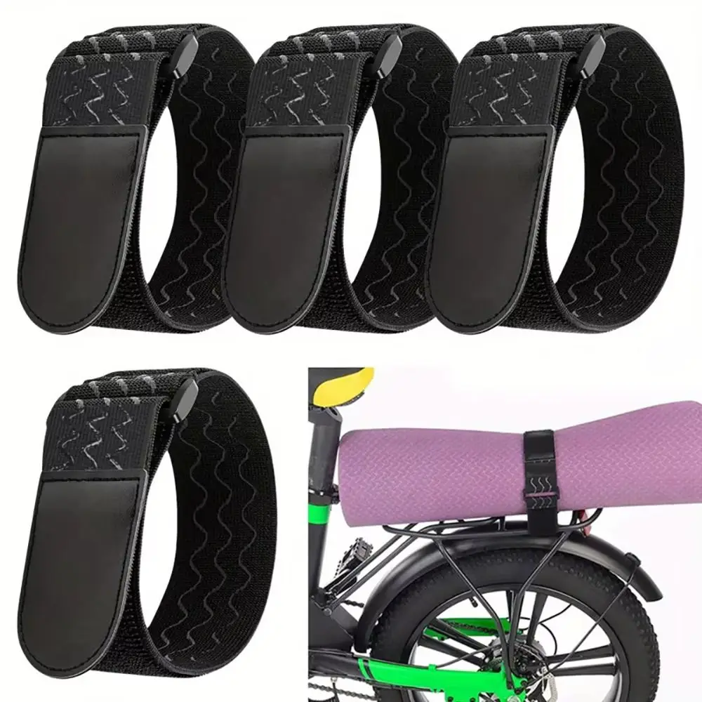 NEW With Anti-Slip Strips Elastic Straps Multipurpose Adjustable Bundling Straps Reusable Fastening Securing Tape Cable