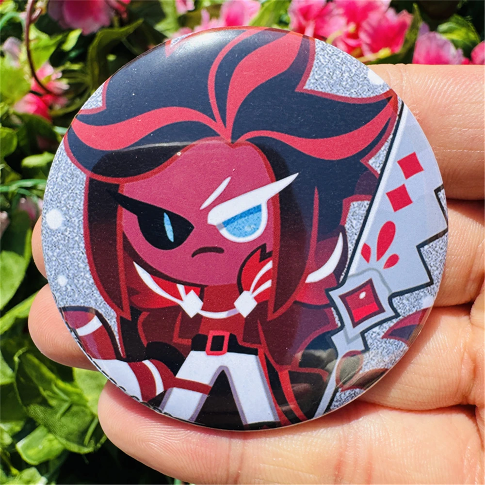 Jeux d'anime Cookie Run: Badge de Cosplay du roi, broche en fer blanc SPTE, accessoires, cadeaux de noël