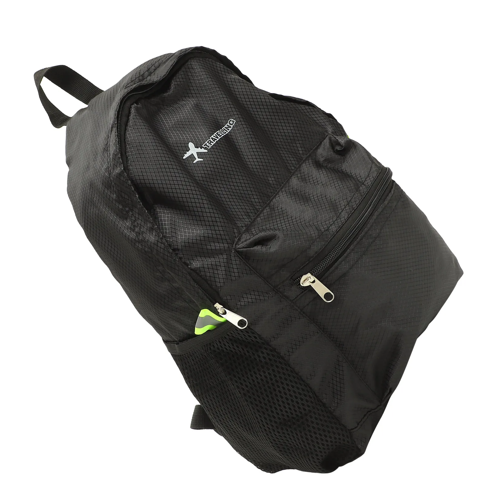 

Foldable Backpack Lightweight Travel Daypack With Mesh Pockets For Hiking Camping Outdoor Use Collapsible Shoulder Bag For Men