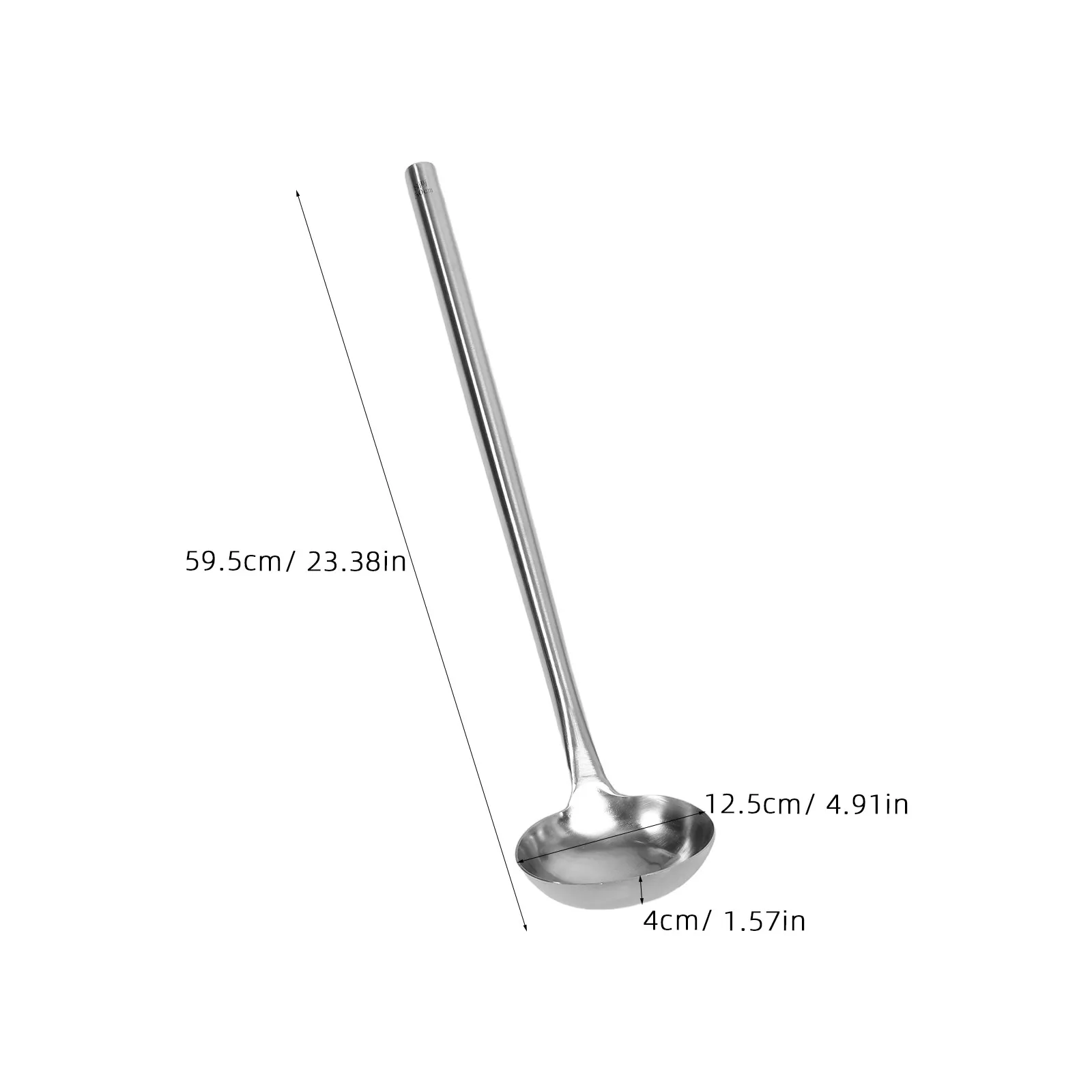 Stainless Steel Wok Ladle Extra Long Large Cooking Spoon Heavy Duty Stir Fry Kitchen Utensil