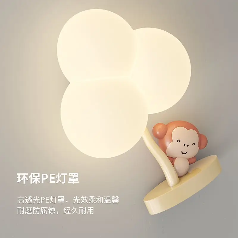 

Wall lamp bedside lamp bedroom stair background wall lamp hanging boy girl balloon new children's room decor