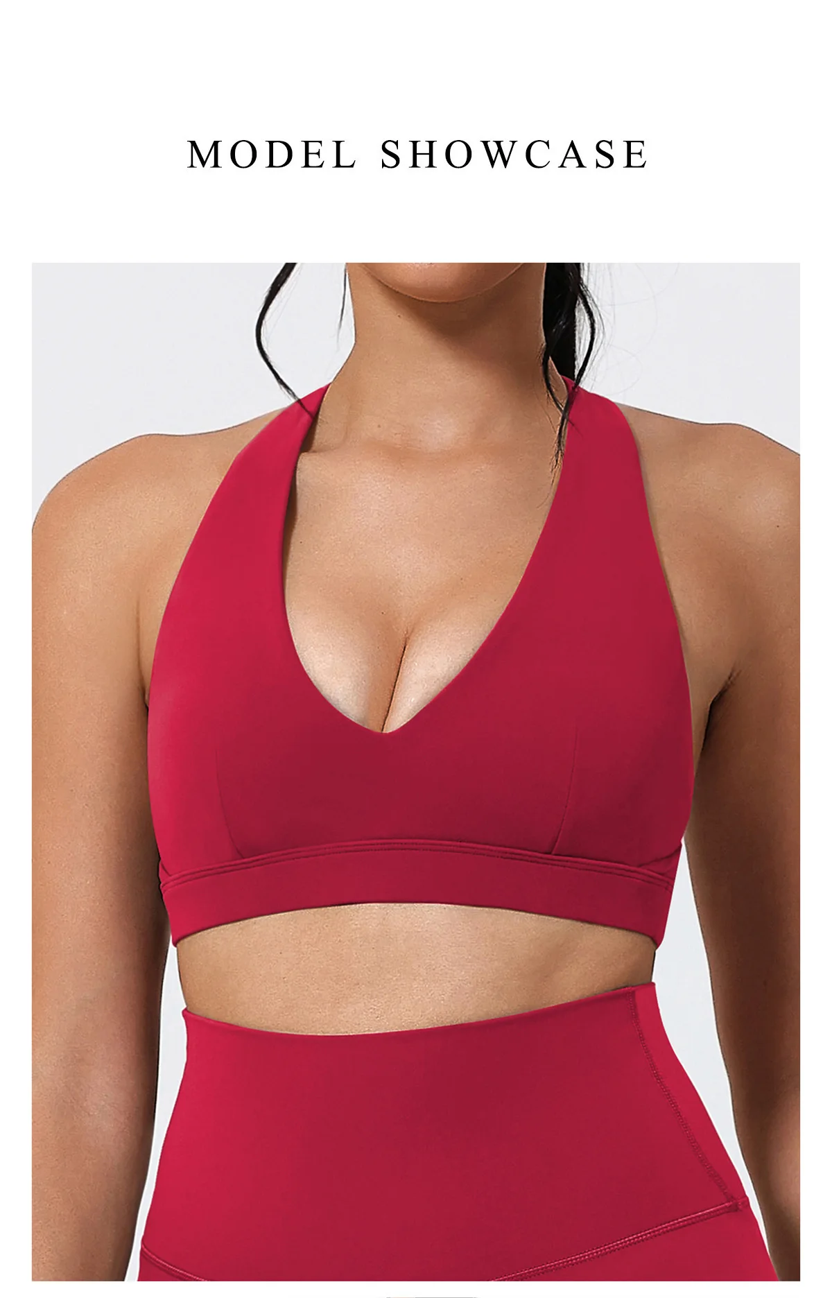 Hearuisavy Sommer-Sport-BH für Damen, Pilates, Yoga, Gymnastikunterwäsche, Laufen, stoßfest, atmungsaktiv, schnell trocknend, Fitness-Top für Mädchen – Detail 11