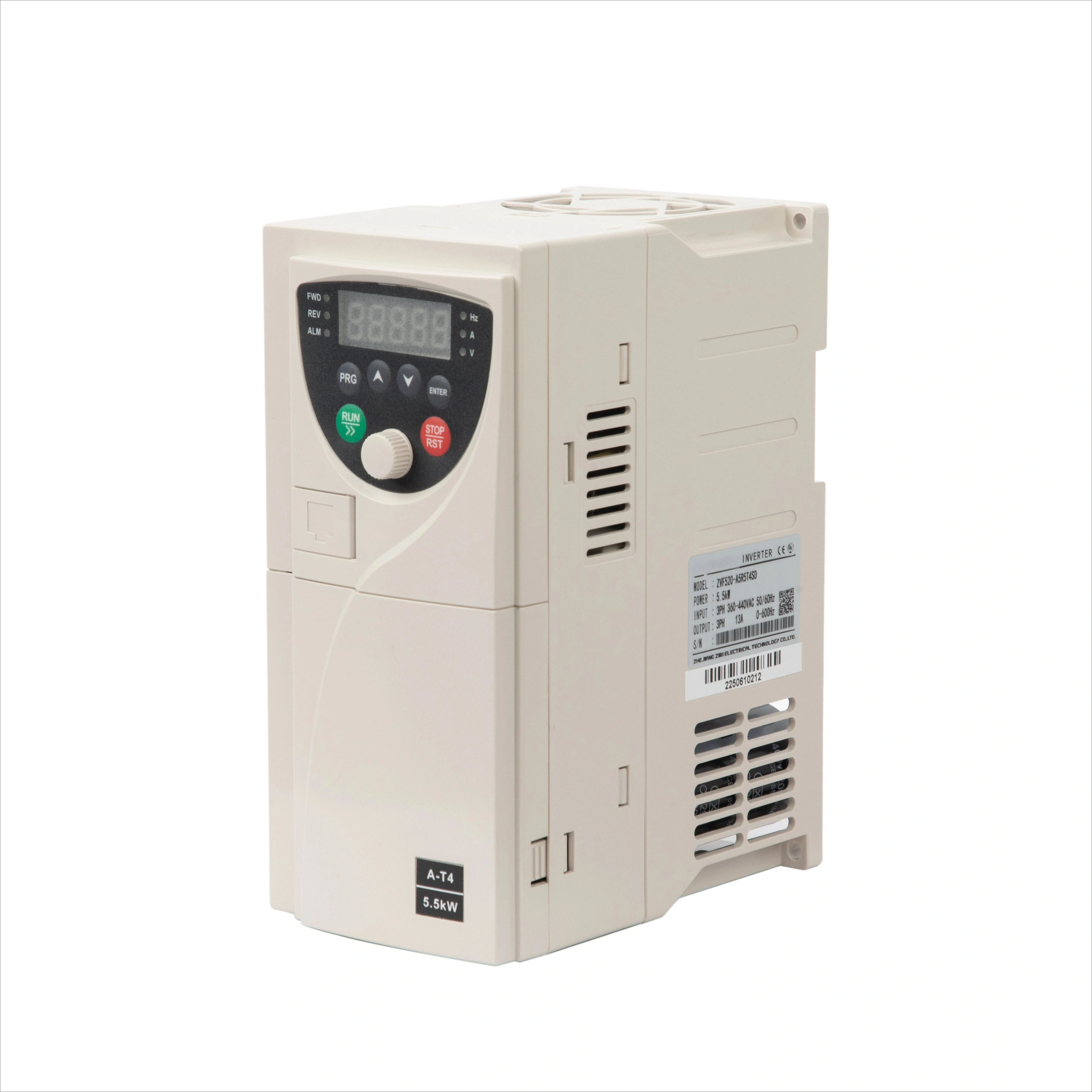 5.5KW 380V VFD Frequency Inverter Three Phase Variable Speed Drive for Industrial AC Motor Control