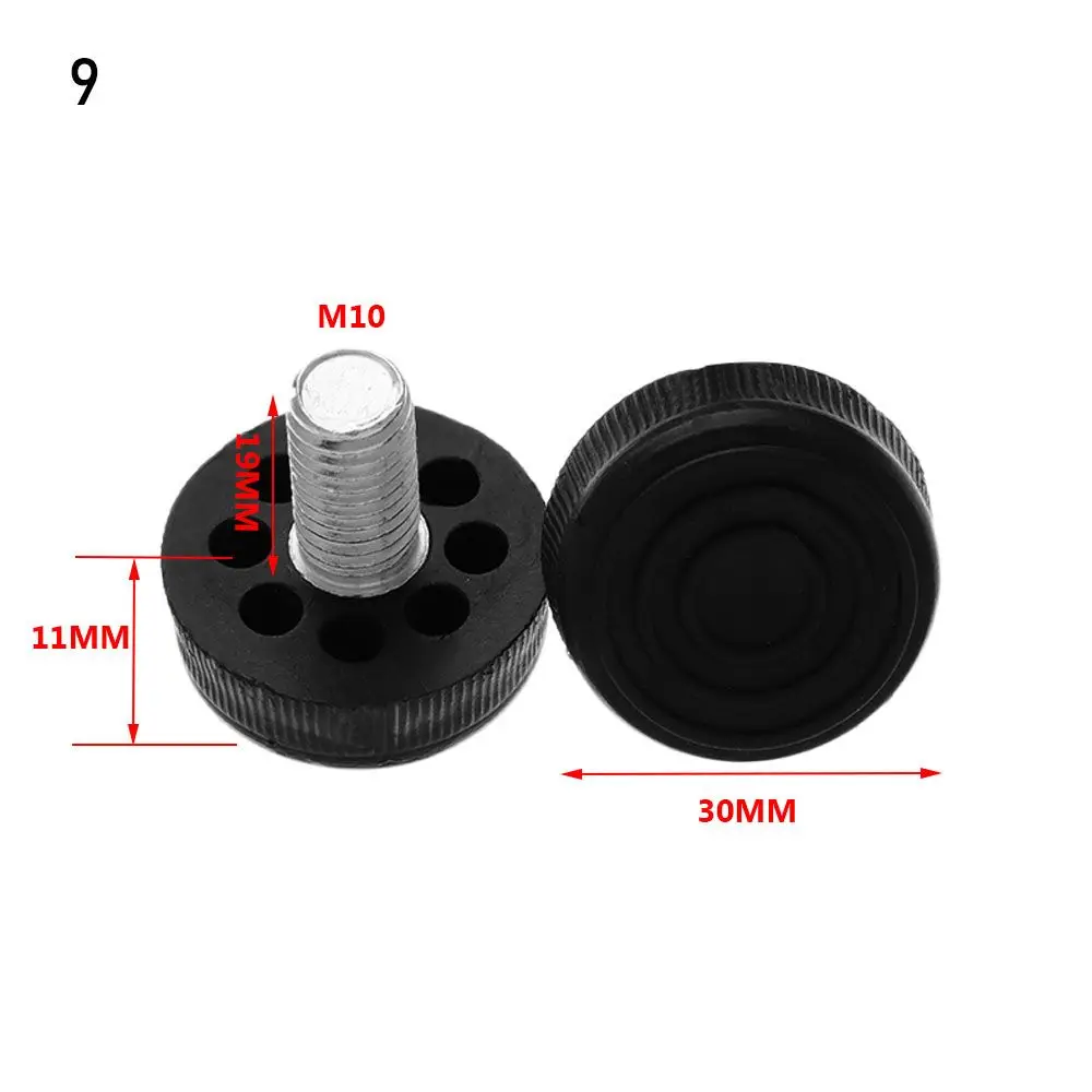 

10 шт. противоскользящее основание стола, стула, подставка для ног, защита для пола, выравнивающие ножки, мебельные ножки, ножки стула, регулируемый болт для мебели