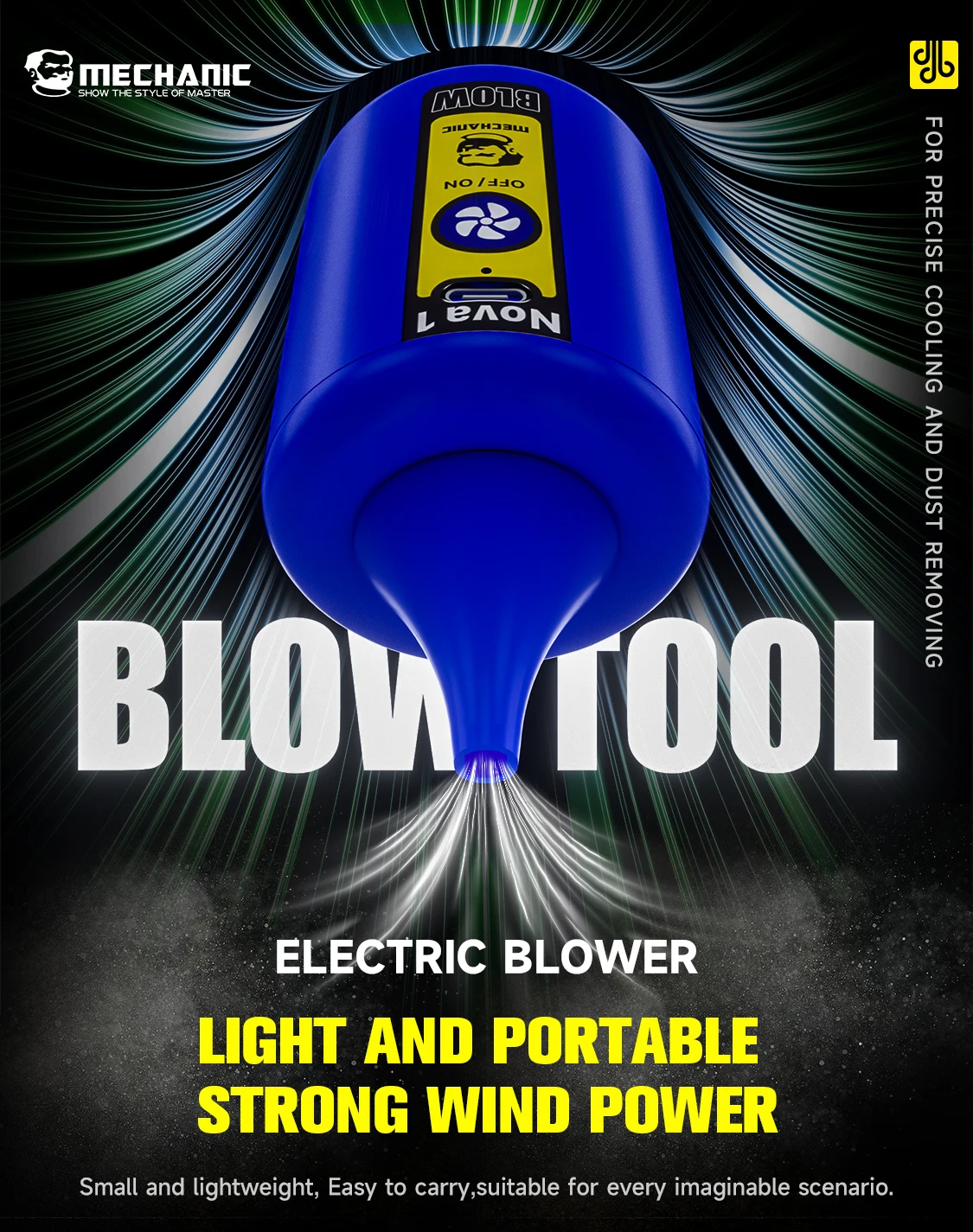 

Электрический вентилятор Mechanic Nova 1, нано жестокий, перезаряжаемый вентилятор для быстрого охлаждения мобильных компонентов материнской платы