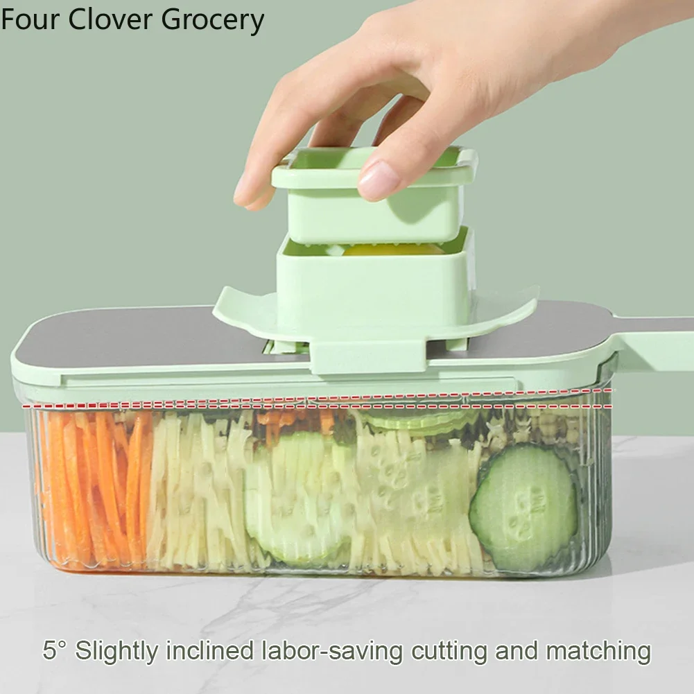 Multifunctional Vegetable Cutter Fruit Potato Peeler Carrot Grater Kitchen Accessories Slicer Shredder Multifunctional Draining